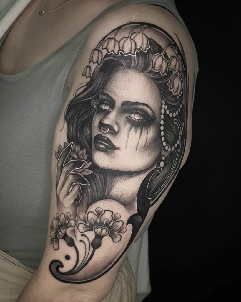 11+ Skin Deep Tattoo Ideas That Will Blow Your Mind 16 Portrait Tattoo