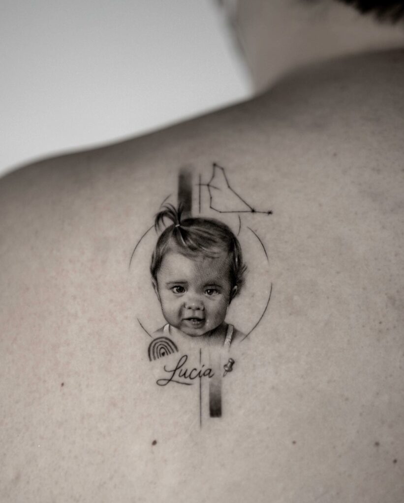 11+ Tattoo For My Son Ideas That Will Blow Your Mind! 11 Portrait Tattoos