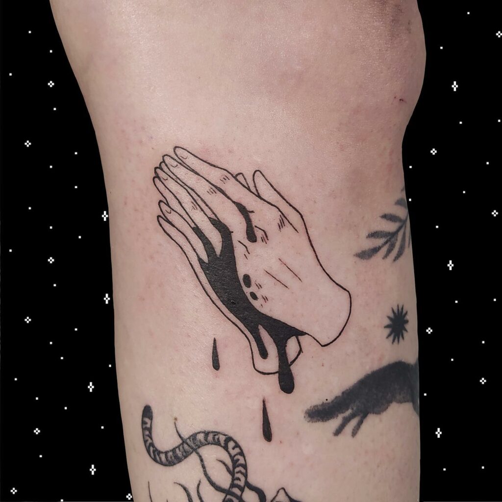 11+ Corpse Husband New Tattoo Ideas That Will Blow Your Mind! 14 Praying Hands Tattoo