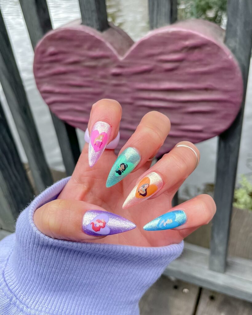 50 Latest Disney Nails Ideas To Try In 2024! 51 Princess Disney Nails