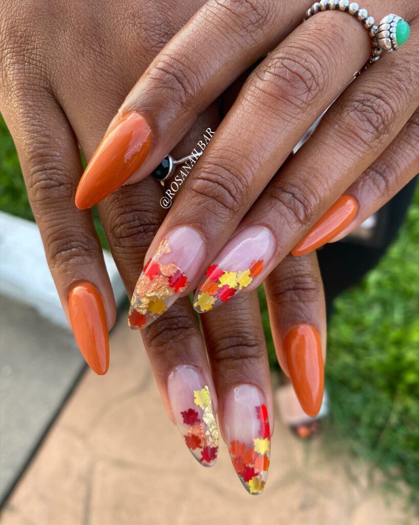 40 Latest Orange Nail Designs to Try in 2024 35 Pumpkin Spice