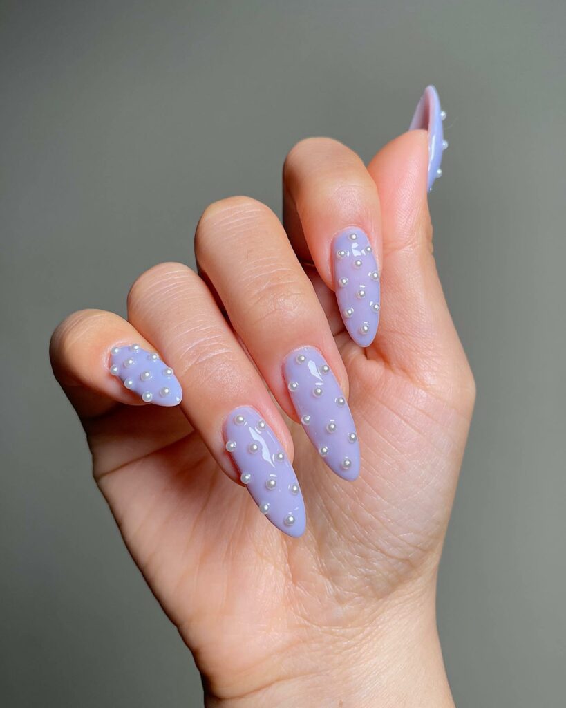 Mesmerizing Galaxy Nail Designs to Try in 2024 π 34 Purple Nails with White Stars