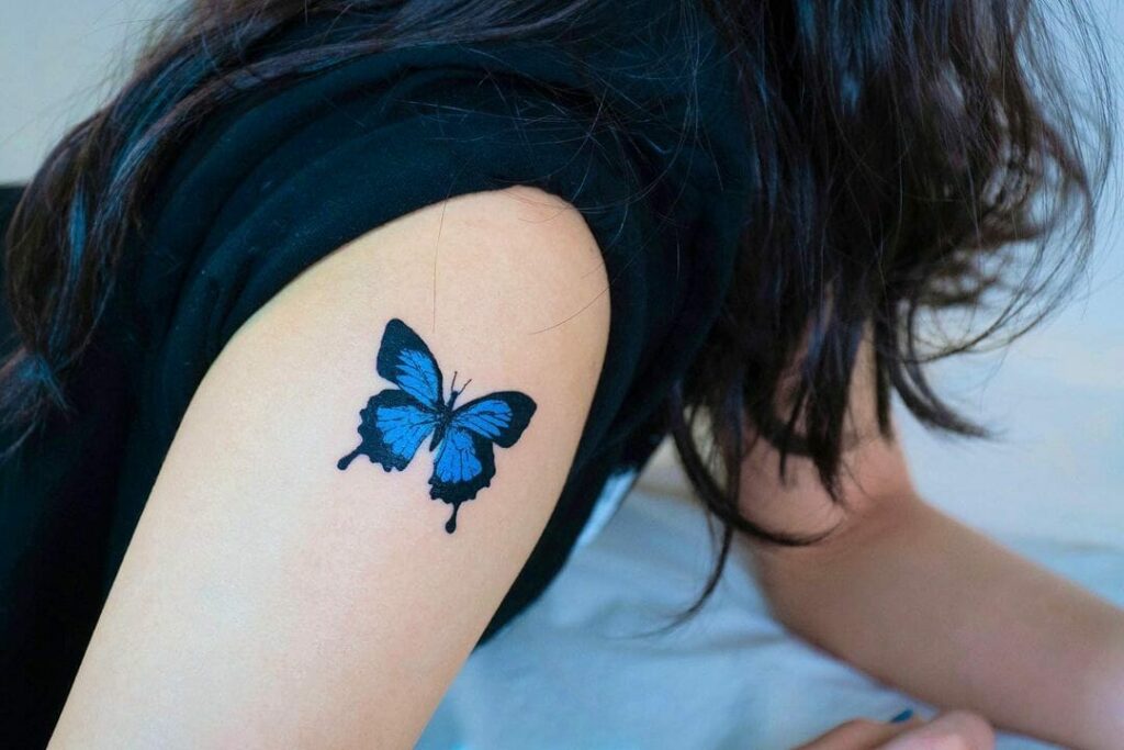 11+ Purple Butterfly Tattoo Ideas You Have To See To Believe! 16 Radiant Butterfly Tattoo That Will Stun You