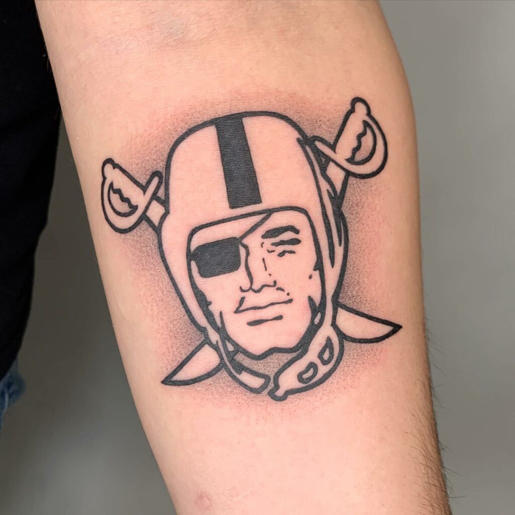 11+ Raiders Tattoo Ideas That Will Blow Your Mind! 11 Raider Nation Tattoo Design
