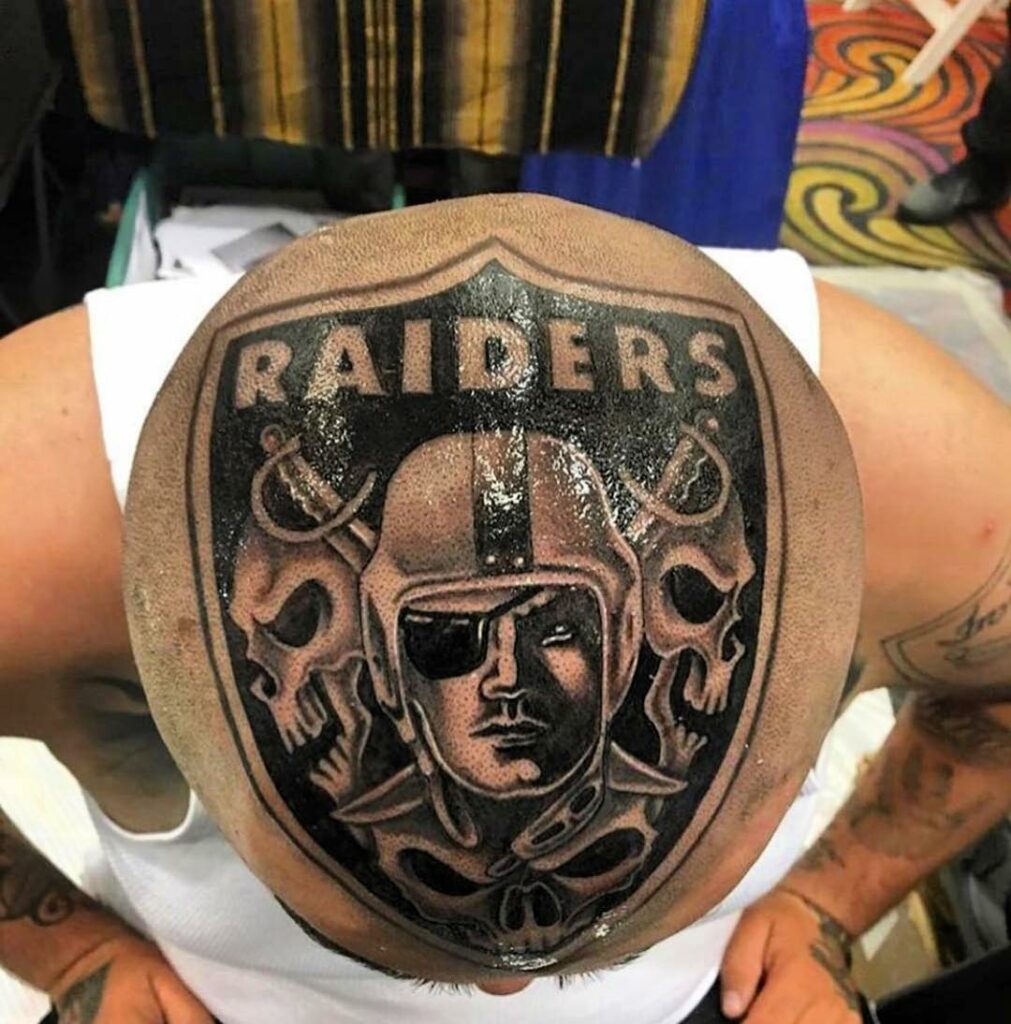 11+ Raiders Tattoo Ideas That Will Blow Your Mind! 20 Raiders On Mind Tattoo