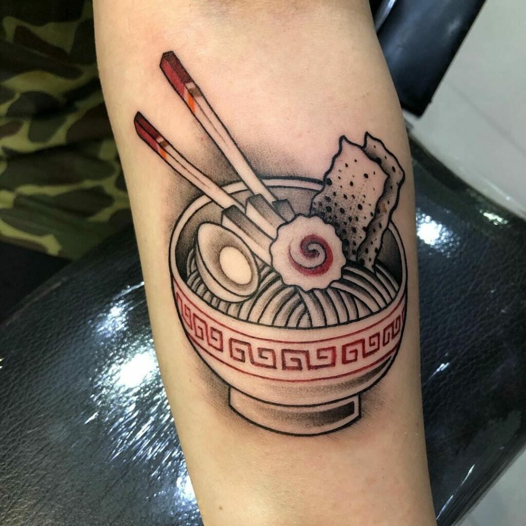 12+ Bowl Tattoo Ideas To Inspire You! 20 Ramen Bowl Hand Tattoo