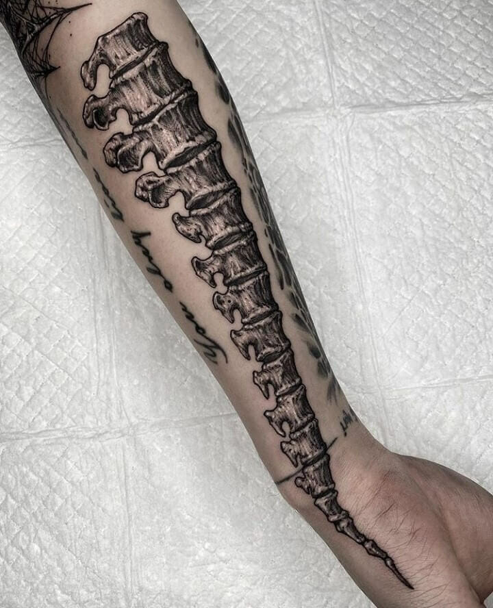 11+ Anatomy Tattoo Ideas You'll Have To See To Believe! 16 Realistic Backbone Anatomy Tattoo