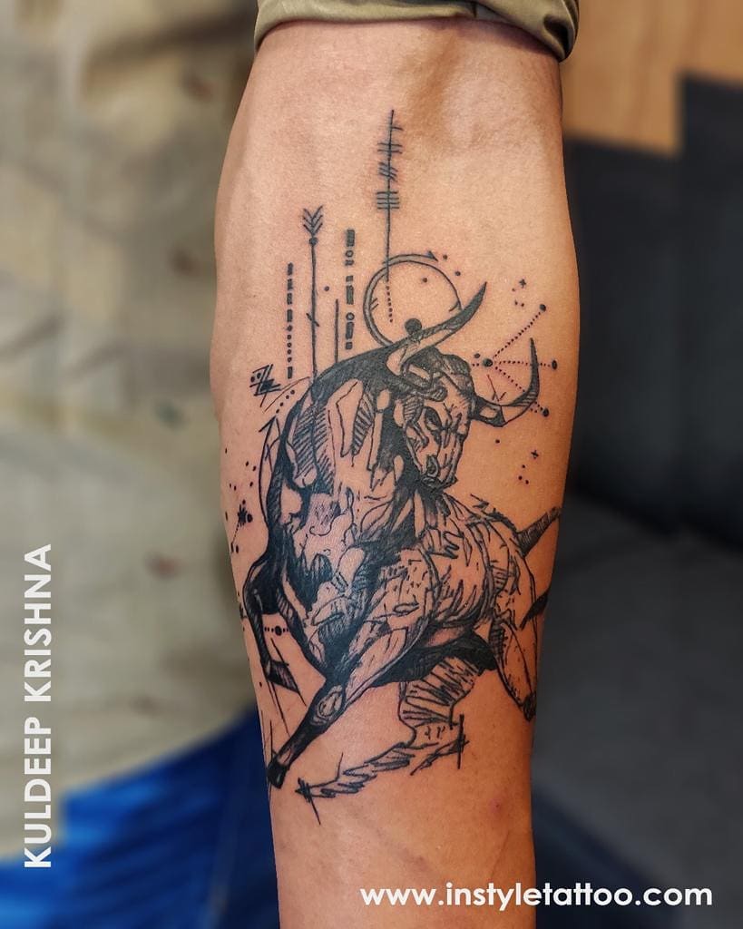 10+ Male Taurus Tattoo Ideas That Will Blow Your Mind! 18 Realistic Bull Tattoo