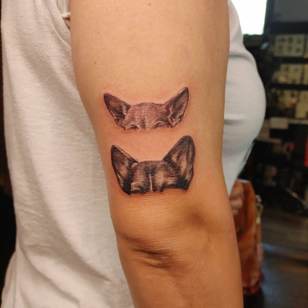 10+ Dog Ear Tattoo Ideas That Will Blow Your Mind! 19 Realistic Dog Ear Tattoo