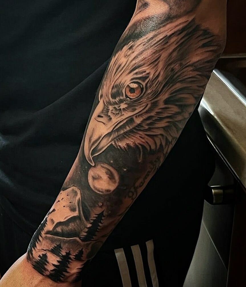 11+ Forearm Eagle Tattoo Ideas That Will blow Your Mind! 14 Realistic Eagle Tattoos