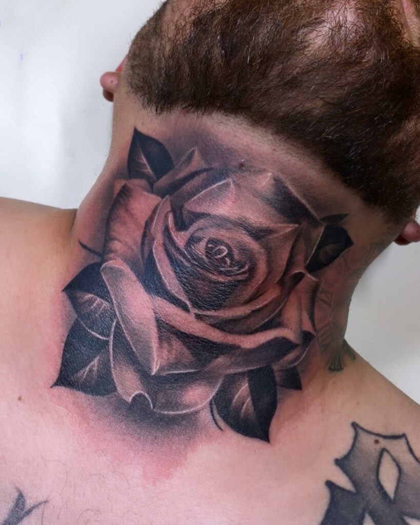 11+ Realistic Rose Tattoo Stencil Ideas That Will Blow Your Mind! 10 Realistic Rose Tattoo Stencil Ideas