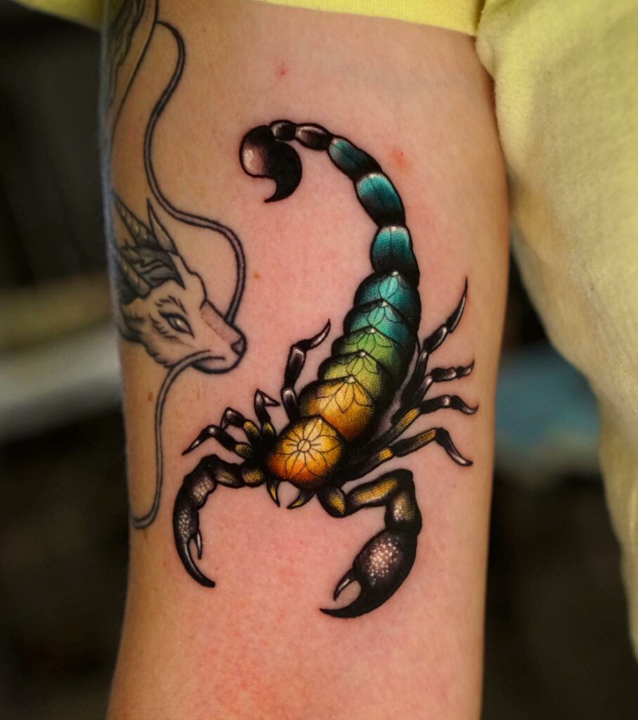 15+ Girly Scorpio Sign Tattoo Ideas That Will Blow Your Mind! 13 Realistic Scorpion Tattoo