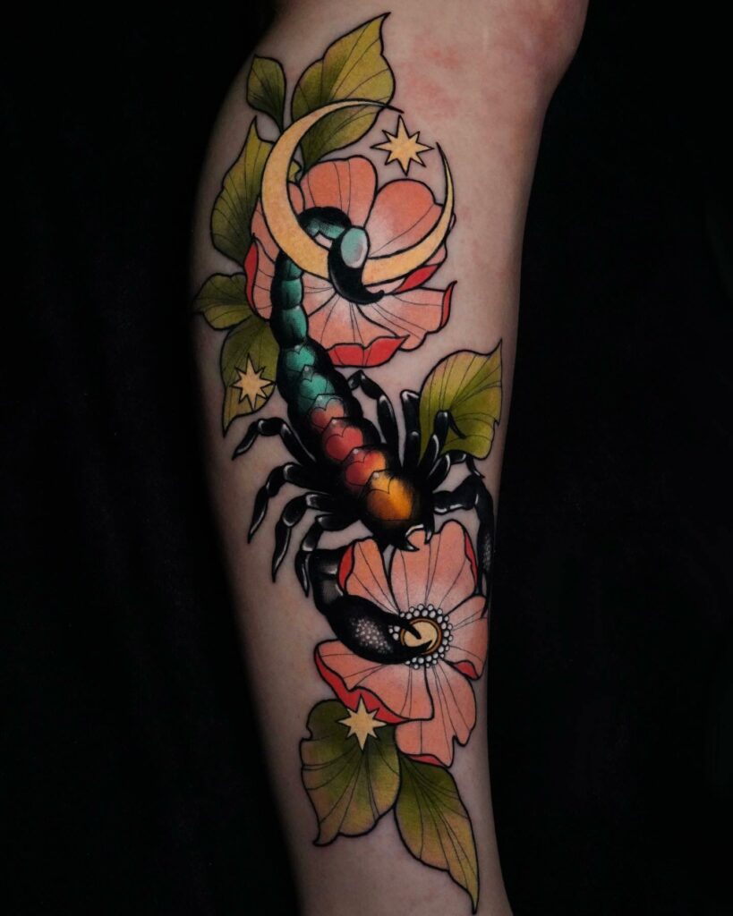 15+ Girly Scorpio Sign Tattoo Ideas That Will Blow Your Mind! 14 Realistic Scorpion Tattoos