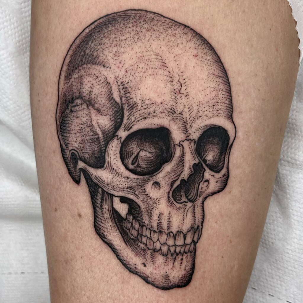 11+ Simple Skull Tattoo Ideas That Will Blow Your Mind! 20 Realistic Skull Tattoo