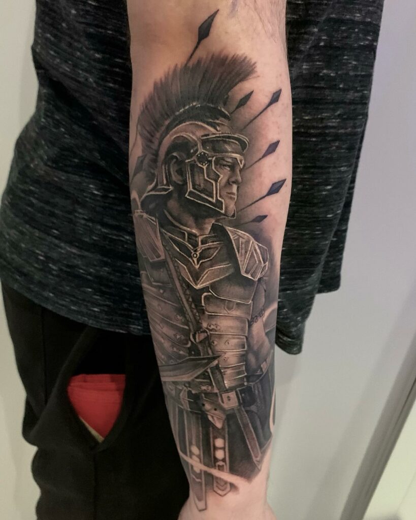 12+ Spartan Warrior Tattoo Ideas To Inspire You! 11 Realistic Spartan Warrior Tattoo