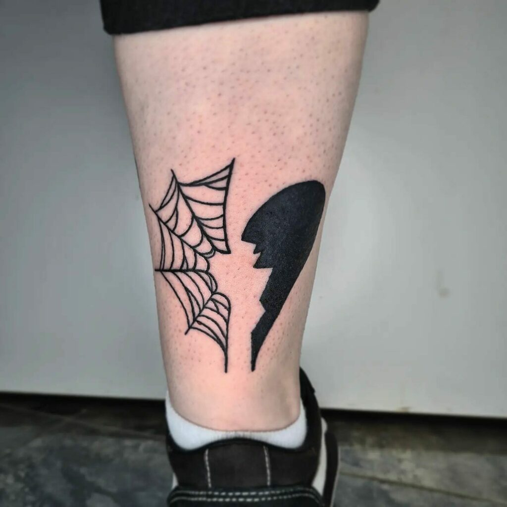 11+ Broken Heart Face Tattoo Ideas That Will Blow Your Mind! 14 Red And Black Broken Heart Tattoos