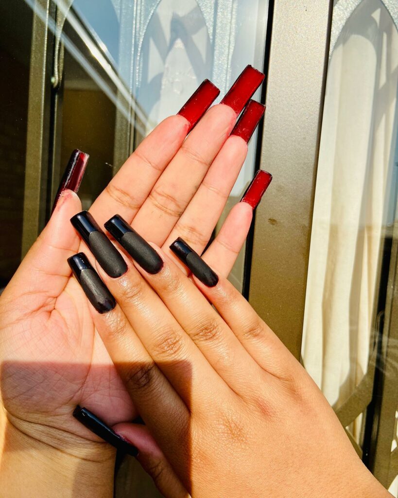 Discover 44 Trendsetting Black Nail Designs for 2024 43 leo_nailspa