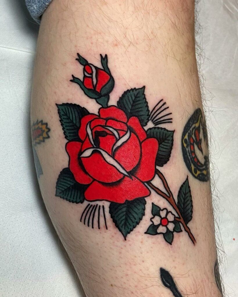 11+ Vintage Tattoo Ideas You Have To See To Believe! 15 Red Rose For Vintage
