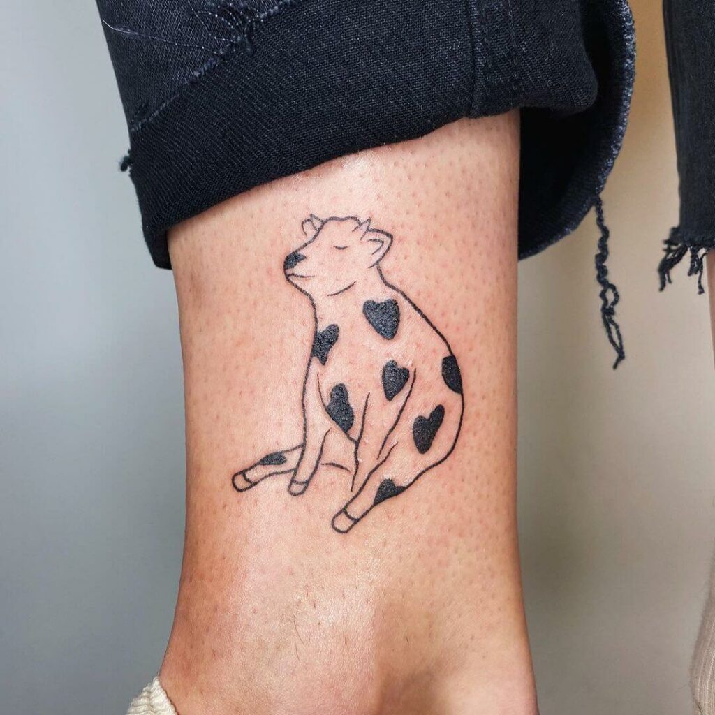 12+ Minimalist Cow Tattoo Ideas To Inspire You! 18 Relaxing Cow Tattoo