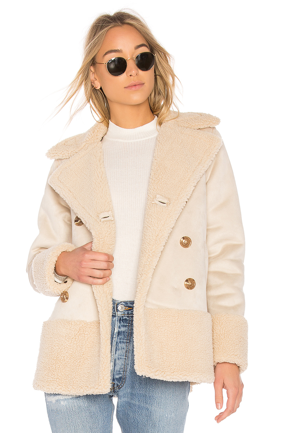 Revolve MOTHER SHERPA JACKET – £259.65 Revolve MOTHER SHERPA JACKET