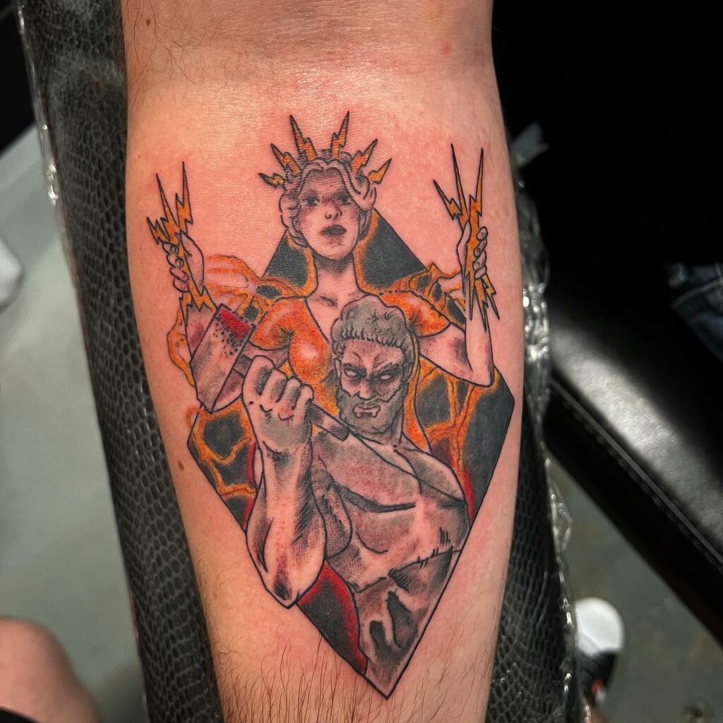 12+ Roman God Tattoo Ideas To Inspire You! 13 Roman God Of Fire Tattoo