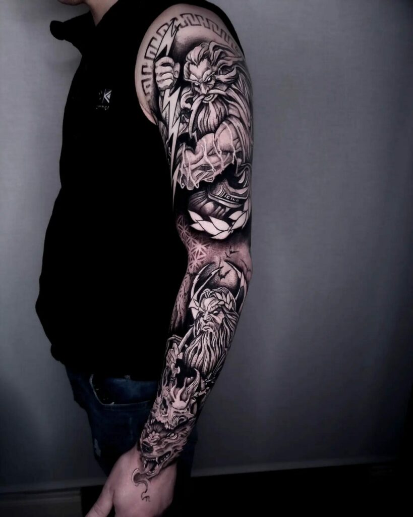12+ Roman God Tattoo Ideas To Inspire You! 16 Roman God Sleeve Tattoo