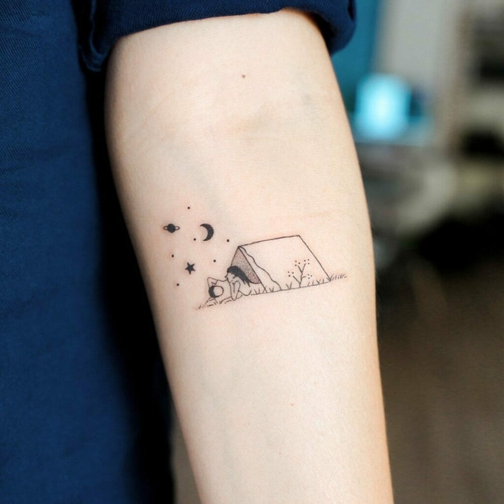 20+ Aged Fine Line Tattoos That Will Blow Your Mind 19 Romantic Couple Tattoo