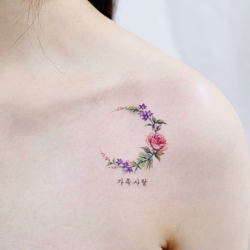 10+ Moon Flower Tattoo Ideas That Will Blow Your Mind! 13 Rose And Moon Tattoo