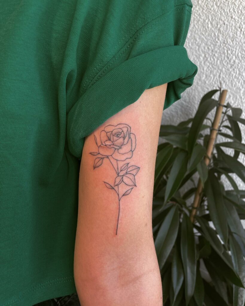11+ Tattoo Flash Art Ideas That Will Blow Your Mind! 20 Rose Flash Tattoo