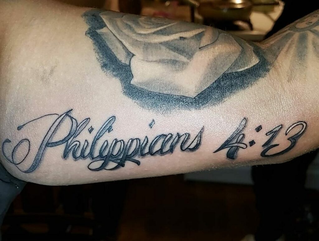 12+ Philippians 4 13 Tattoo Ideas To Inspire You 15 Rose Philippians 4 13 Tattoo