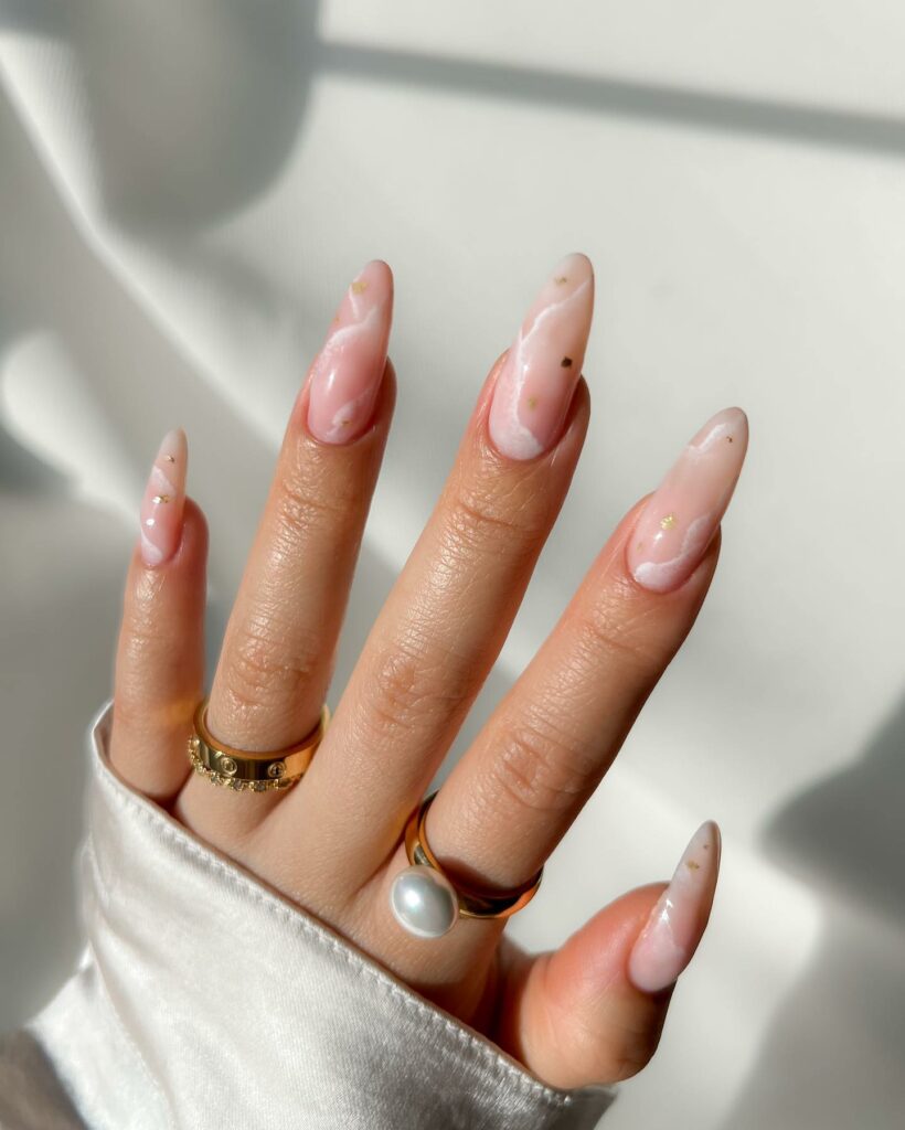 30 Latest Graduation Nail Ideas To Celebrate In Style 19 Rose Quartz nails