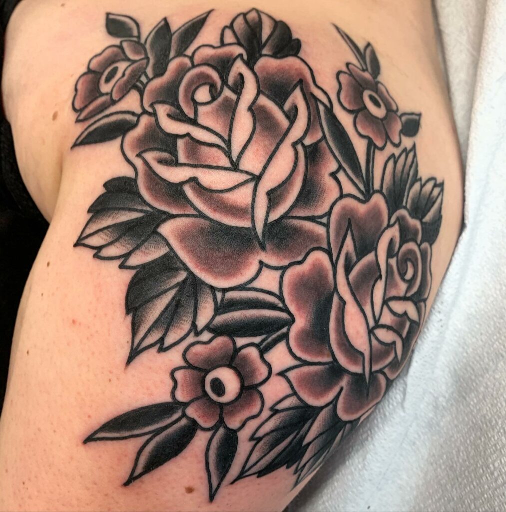 10+ Shoulder Rose Tattoo Ideas That Will Blow Your Mind! 14 Rose Shoulder Tattoo Ideas For Women