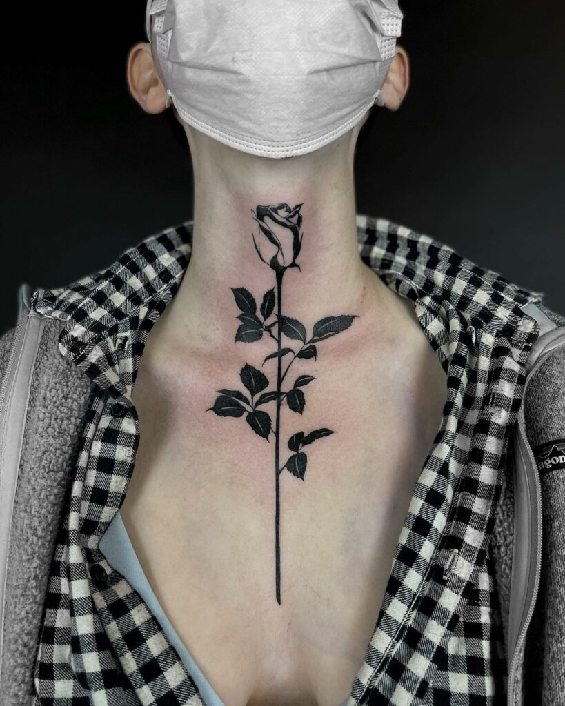 11+ Rose Stem Tattoo Ideas That Will Blow Your Mind! 10 Rose Stem Tattoo
