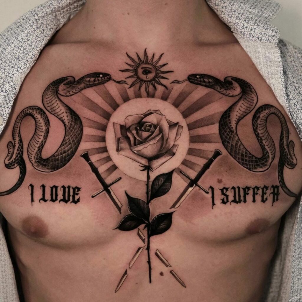 11+ Outline Stencil Rose Tattoo Drawing 20 Rose Tattoo Stencils With Snakes And Sword Tattoo Outlines