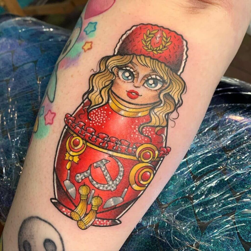 11+ Drag Race Tattoo Ideas That Will Blow Your Mind! 17 Russian Doll Drag Queens Tattoo