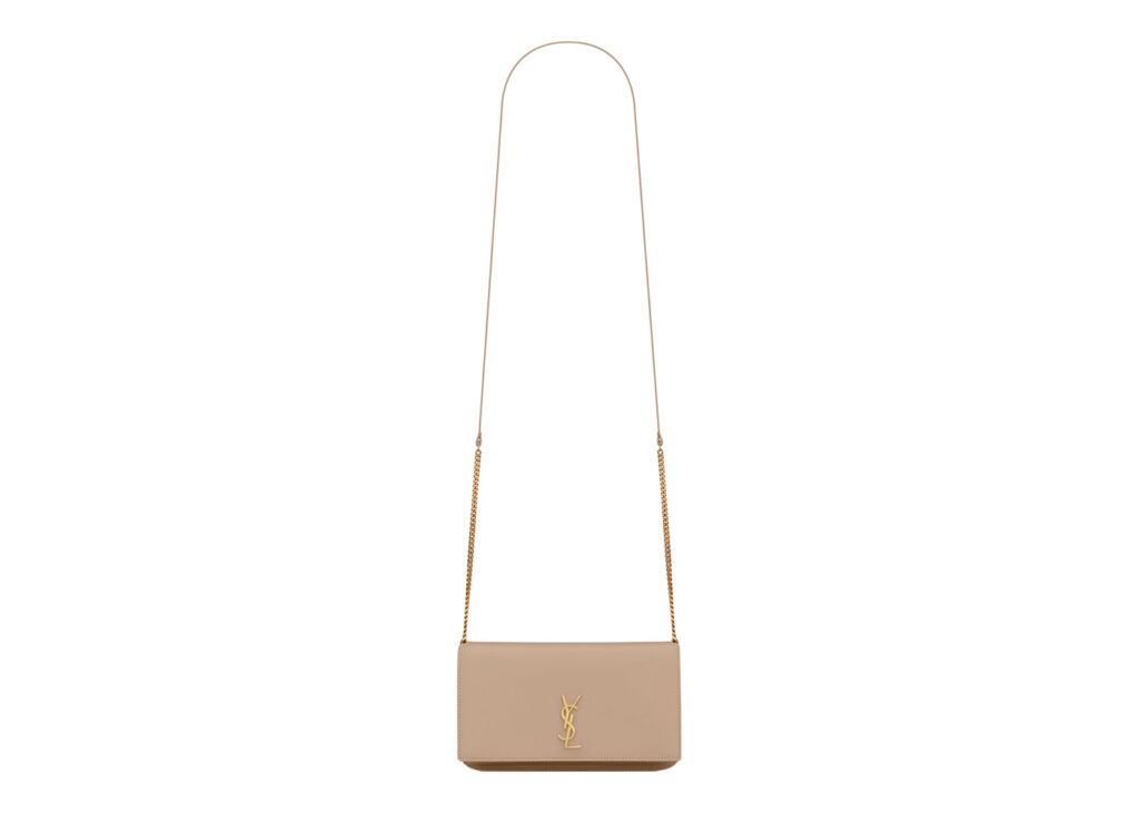 SAINT LAURENT CASSANDRE PHONE HOLDER WITH STRAP
