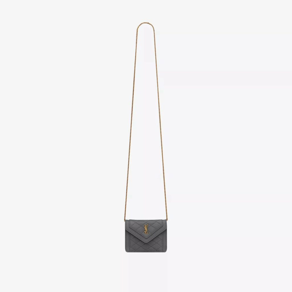SAINT LAURENT GABY MICRO IN QUILTED LAMBSKIN