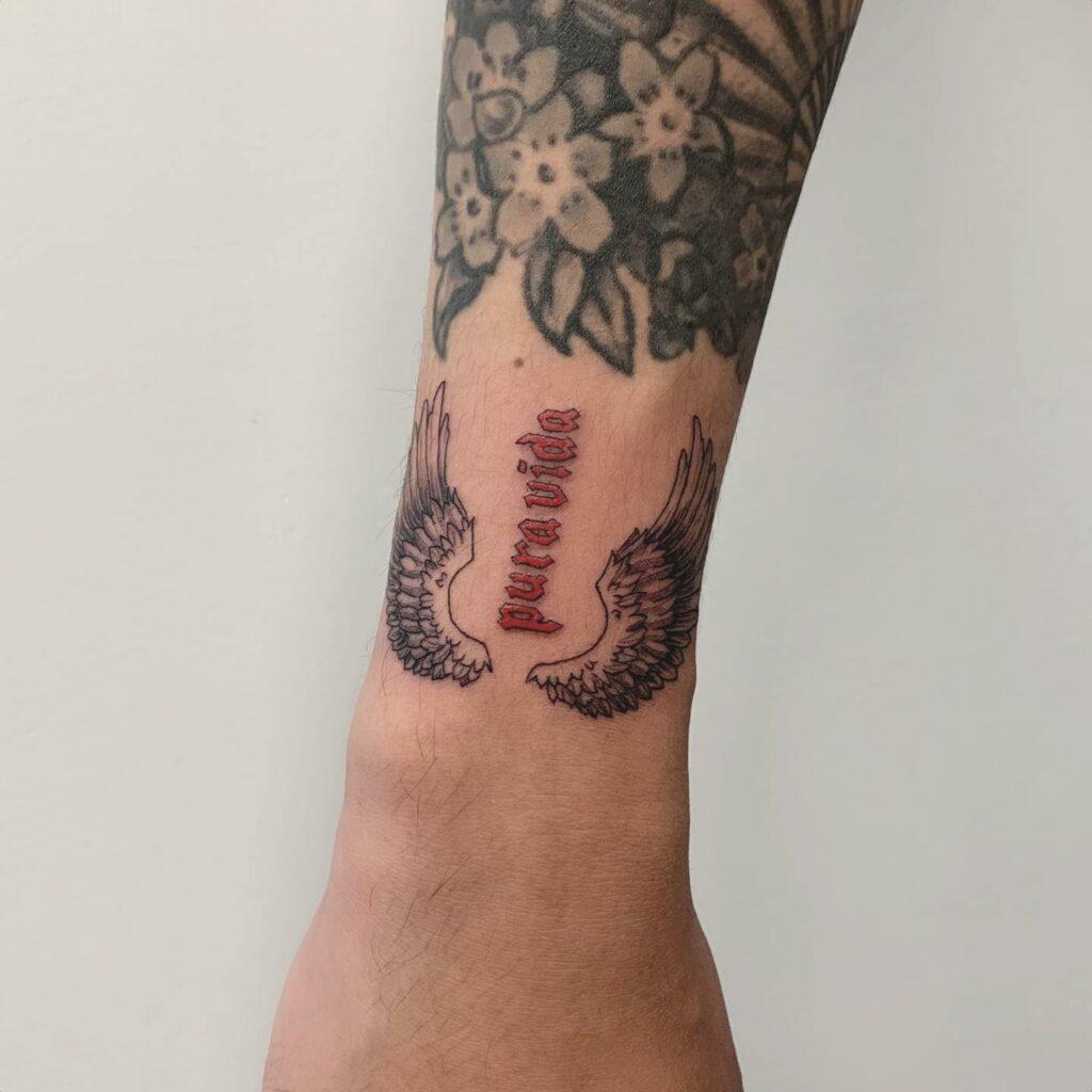 11+ Angel Wing Forearm Tattoo Ideas That Will Blow Your Mind! 12 Sacred Symbol Angel Wings Tattoo