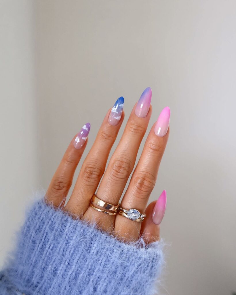 39 Latest Pink and Blue Nail Designs To Try in 2024! 18 Sailor Accents