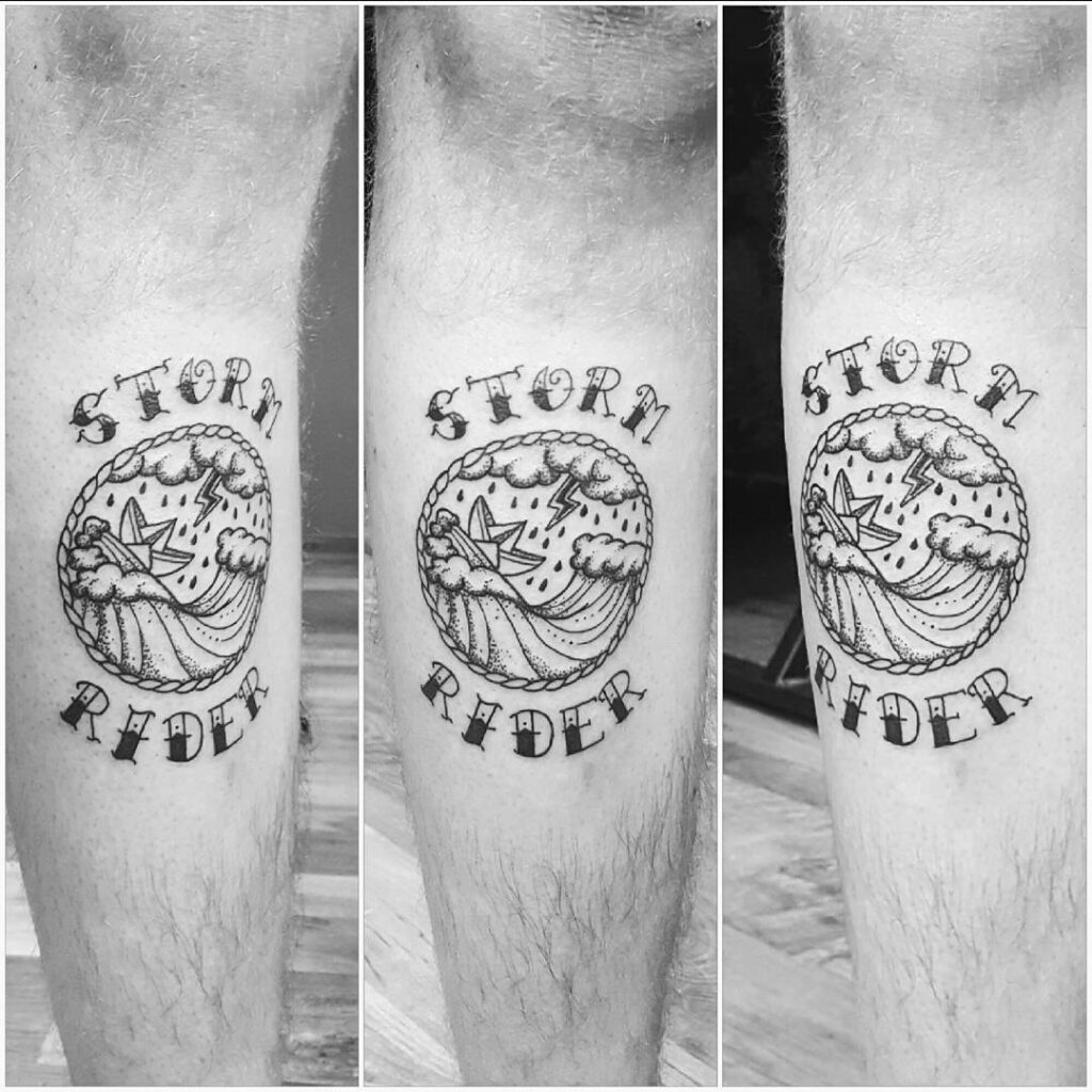 11+ Traditional Tattoo Lettering Ideas That Will Blow Your Mind! 14 Sailor Traditional Lettering Tattoo