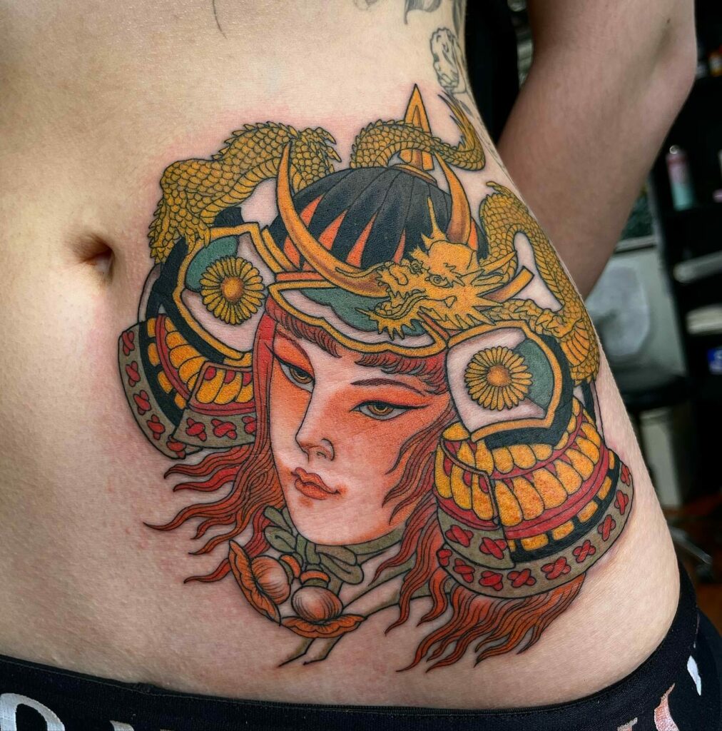 12+ Samurai Girl Tattoo Ideas To Inspire You! 10 Samurai Girl Tattoo