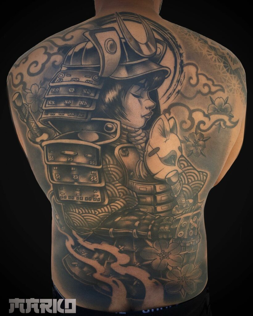 12+ Samurai Tattoo Back Ideas To Inspire You! 19 Samurai In The Making Tattoo
