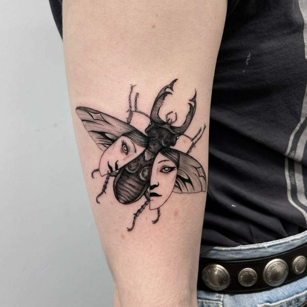 11+ Pharaoh Tattoo Stencil Ideas That Will Blow Your Mind! 16 Scarab Ancient Symbol Of Sun God Tattoo Designs