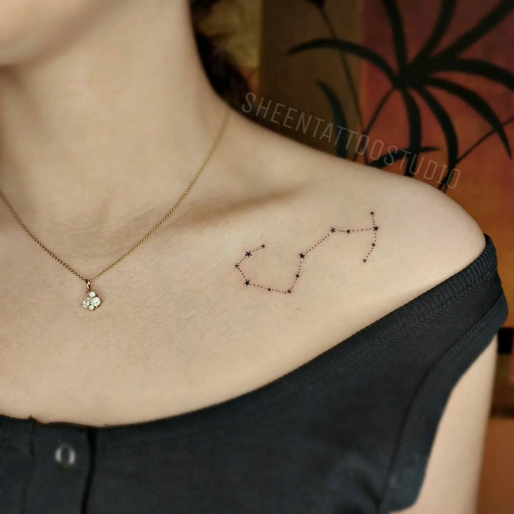 11+ Girly Scorpion Tattoo Ideas That Will Blow Your Mind! 13 Scorpio Constellation Tattoos