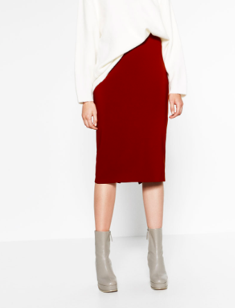 What To Wear With A Pencil Skirt 31 Zara Pencil Skirt - £30