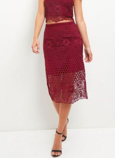 What To Wear With A Pencil Skirt 27 New Look Circle Lace Pencil Skirt - £21New Look Circle Lace Pencil Skirt - £21
