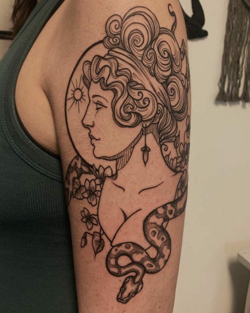 11+ Illustrative Tattoo Ideas You Have To See To Believe! 11 Sculpture Illustrative Tattoo
