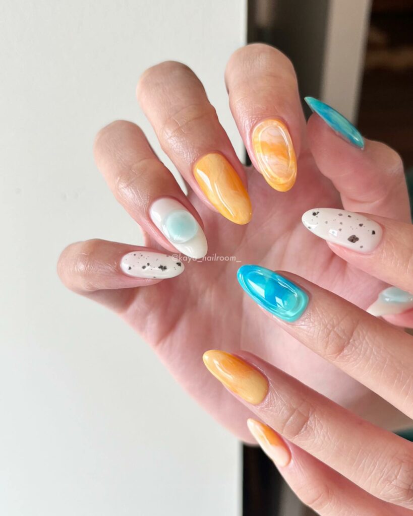 Indulge in 40 Marble Nail Designs for 2024 20 Seasonless Pastels