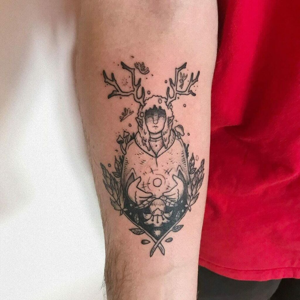 10+ Cernunnos Tattoo Ideas That Will Blow Your Mind! 19 Serene Cernunnos Tattoo