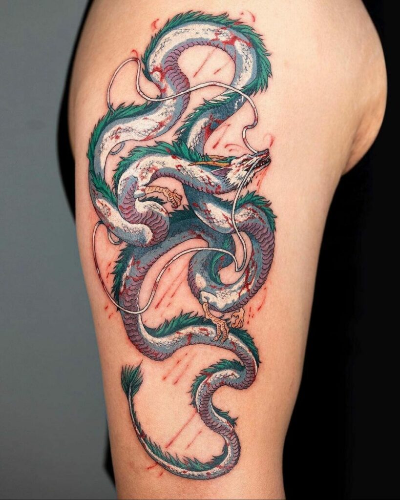 10+ Dragon Tattoo Ideas You'll Have To See To Believe! 19 Serpent Dragon Tattoo Designs